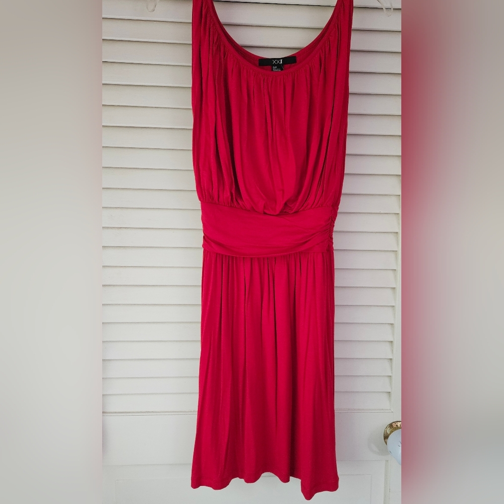 Forever 21 Vibrant Red Dress